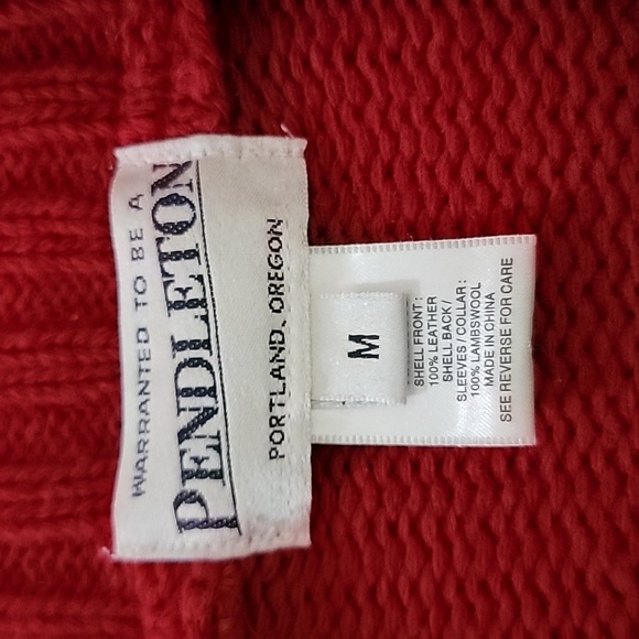 Pendleton Classic Vintage Sweater & Suede - Picture 5 of 10